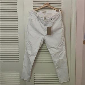 Madewell White Jeans